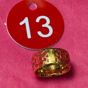 COACH Gold Women's Ring